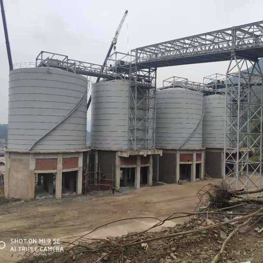 乌海3000吨骨料钢板库